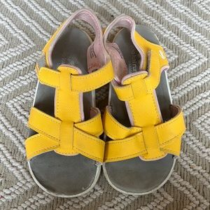 See Kai Run Yellow Kids Sandals